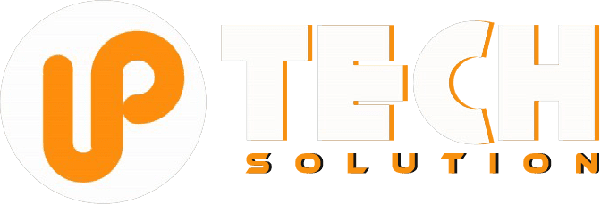 Uptech Solution Logo White